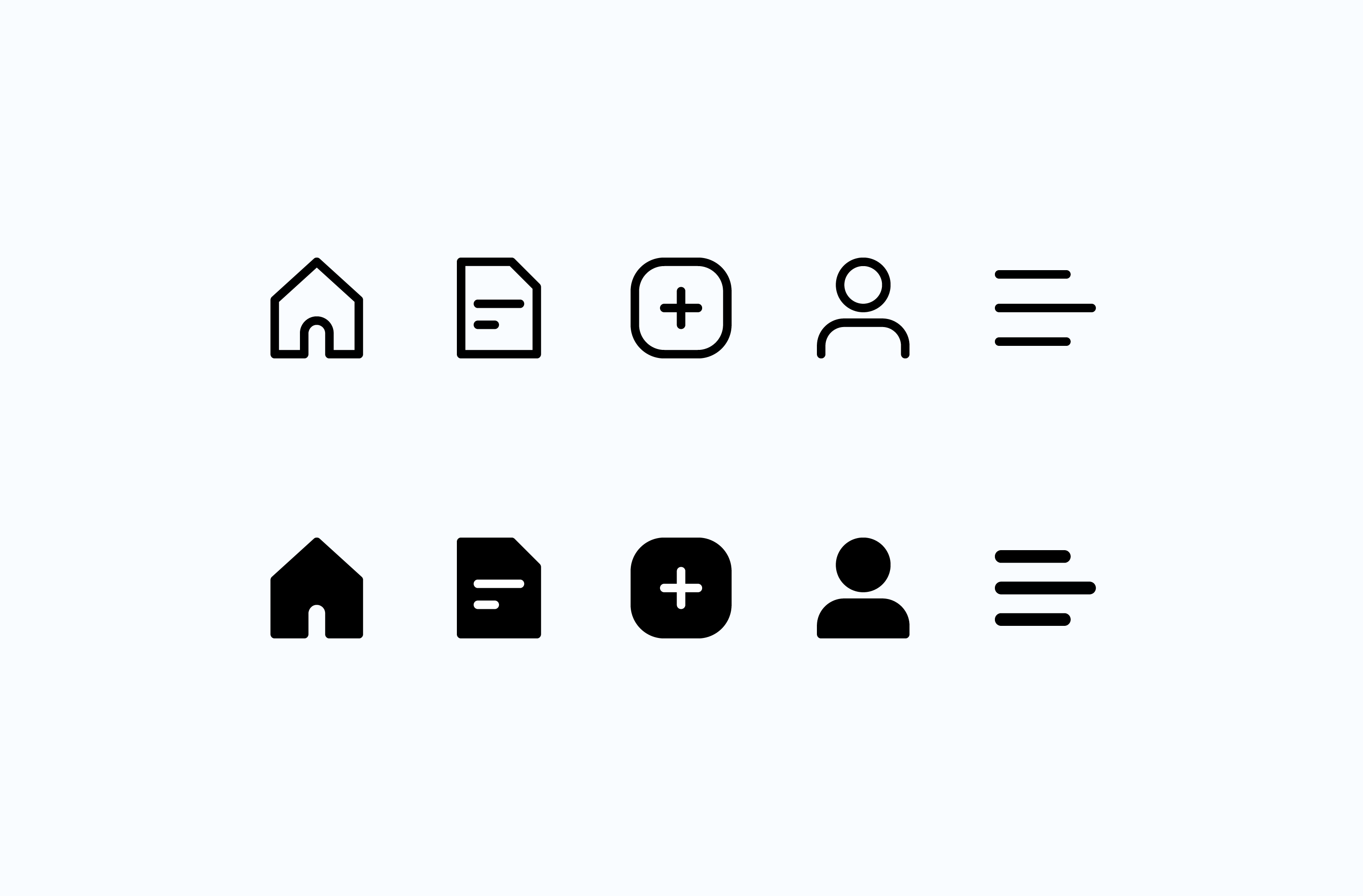 Nomadic app icon set